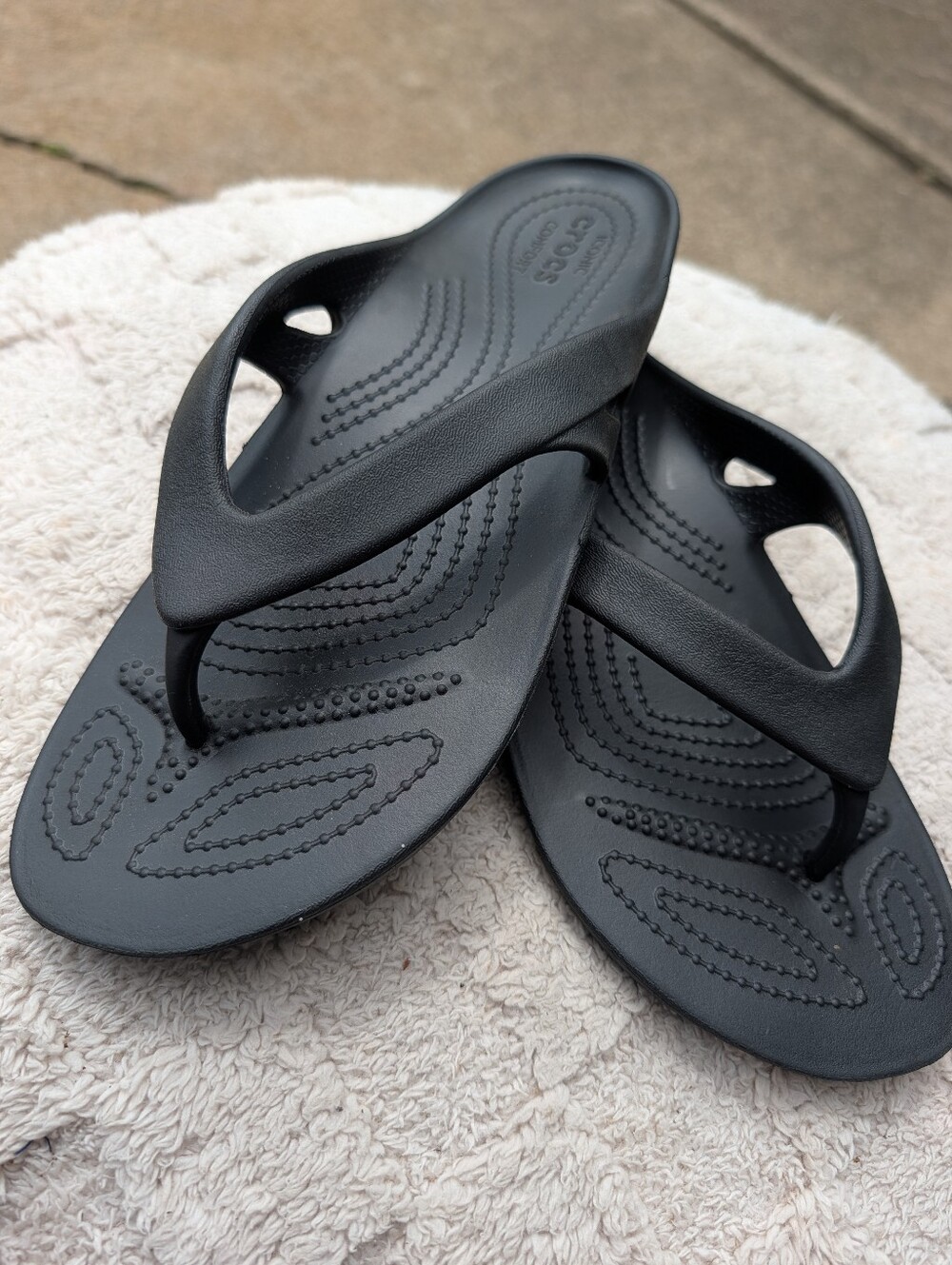Women's Crocs Sandals Black Size 9 NWOT